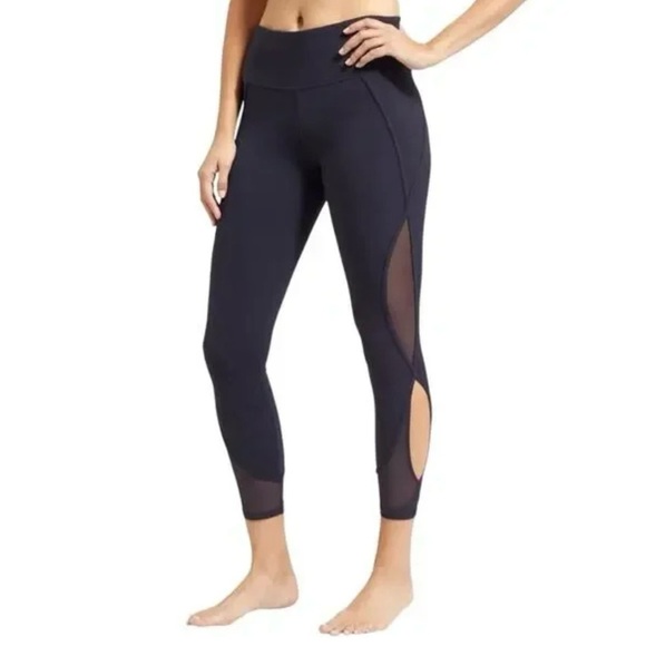 Athleta Mesh Salutation Leggings - Picture 1 of 5